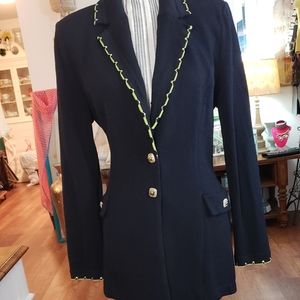 ST .JOHN by Marie Gray black-neon  green balzer